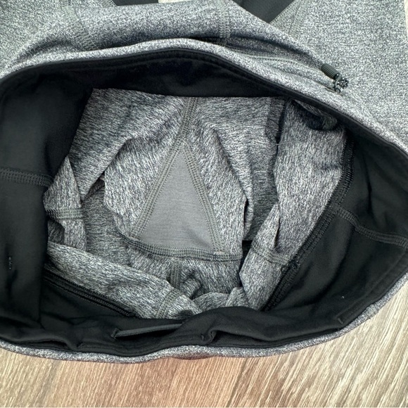 Lululemon Pace Rival Crop Heathered Black / Heathered Slate Size 2 - Picture 8 of 14